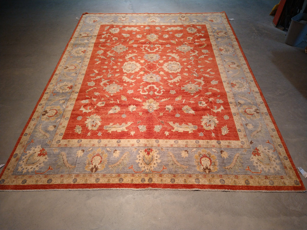 9.1 x 12.0 Lovely Quality Ziglar Chobi Peshawar Rug #PIX-15128
