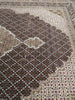 Load image into Gallery viewer, 8.3 x 11.8 Wool and Silk Tabriz Mahi Rug BLACK Fine Weave 200 KPSI #F-5607