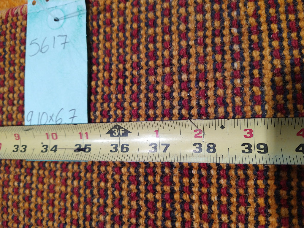 9.10 x 6.7 Modern handmade India Rug GOLD #F-5617