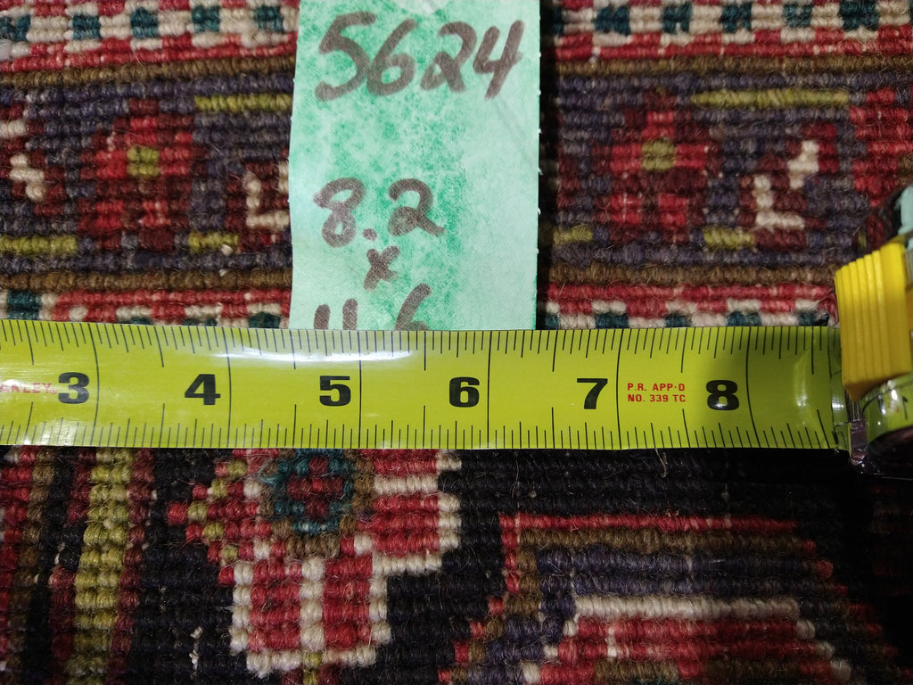 8.2 x 11.6 Authentic Quality Persian Heriz Rug #F-5624