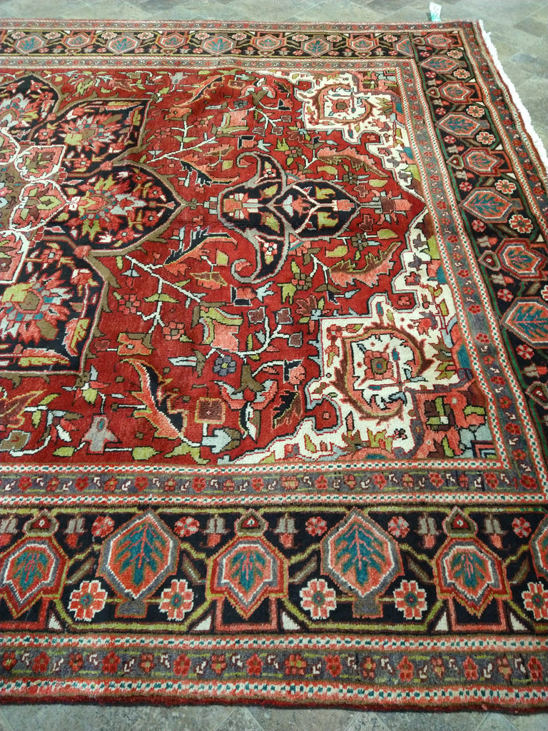 8.2 x 11.6 Authentic Quality Persian Heriz Rug #F-5624