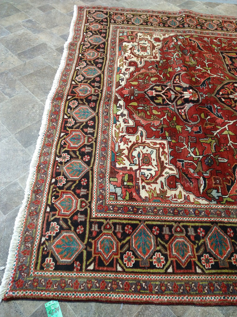 8.2 x 11.6 Authentic Quality Persian Heriz Rug #F-5624