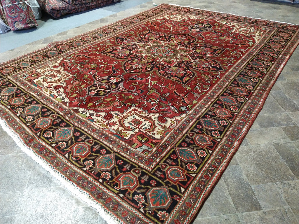 8.2 x 11.6 Authentic Quality Persian Heriz Rug #F-5624