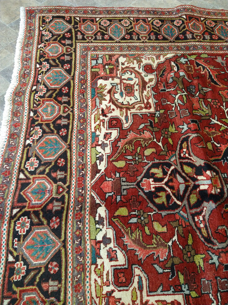 8.2 x 11.6 Authentic Quality Persian Heriz Rug #F-5624