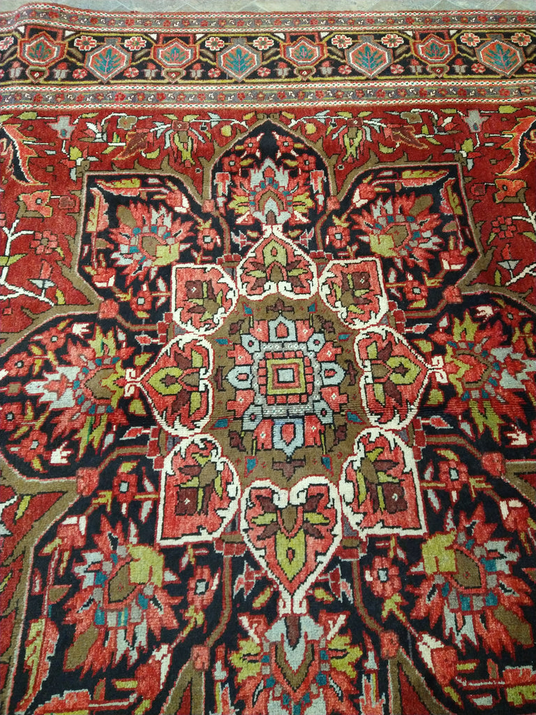 8.2 x 11.6 Authentic Quality Persian Heriz Rug #F-5624