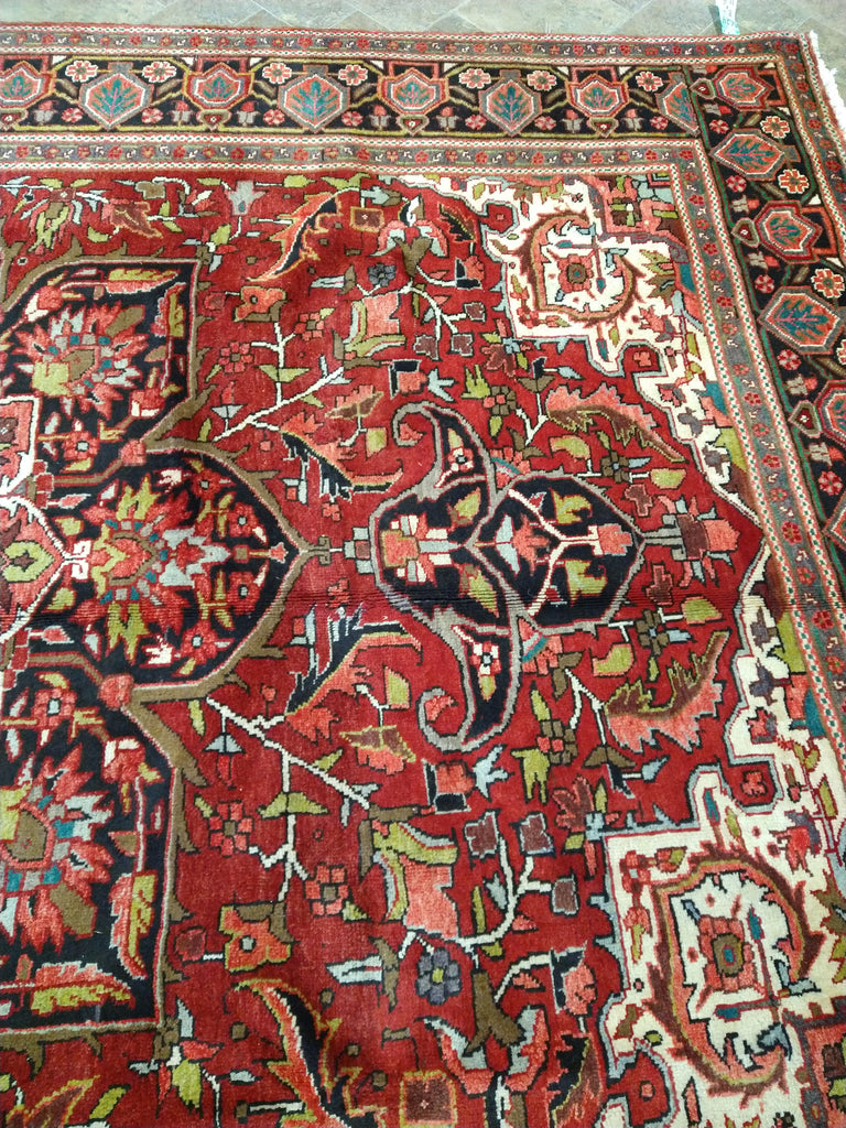 8.2 x 11.6 Authentic Quality Persian Heriz Rug #F-5624
