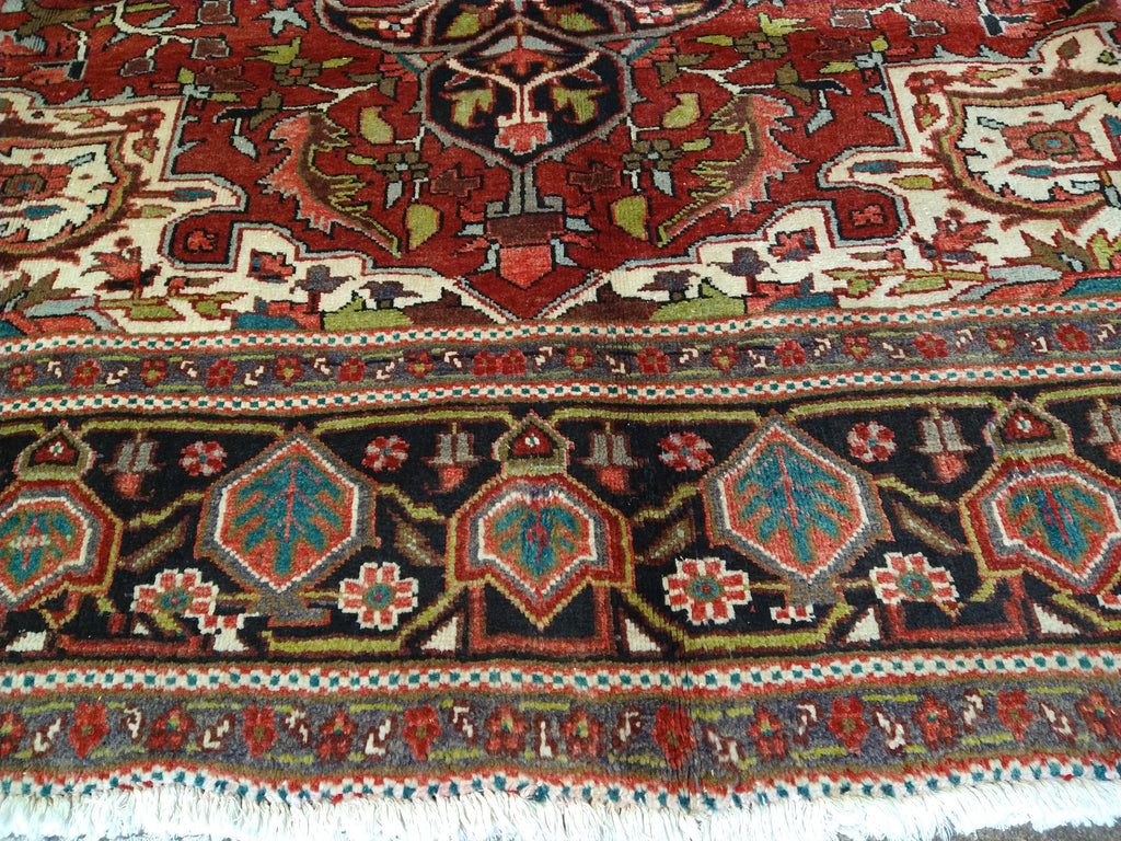 8.2 x 11.6 Authentic Quality Persian Heriz Rug #F-5624
