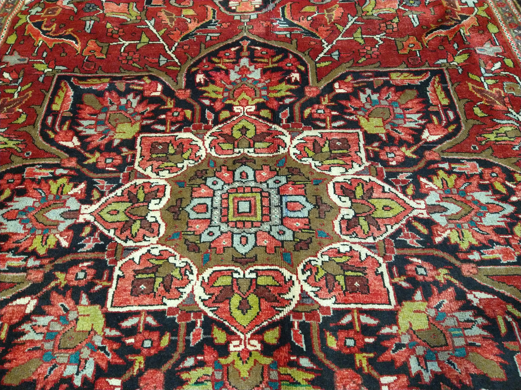 8.2 x 11.6 Authentic Quality Persian Heriz Rug #F-5624