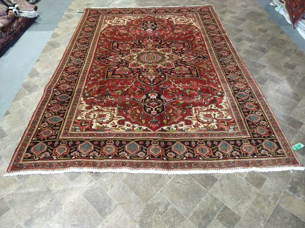 8.2 x 11.6 Authentic Quality Persian Heriz Rug #F-5624