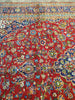Load image into Gallery viewer, 9.6 x 13.10 Persian Red Blue Traditional Kashan Rug Semi-Antique #F-5625