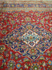 Load image into Gallery viewer, 9.6 x 13.10 Persian Red Blue Traditional Kashan Rug Semi-Antique #F-5625