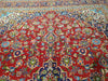Load image into Gallery viewer, 9.6 x 13.10 Persian Red Blue Traditional Kashan Rug Semi-Antique #F-5625