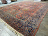 Load image into Gallery viewer, 10.6 x 13.11 Sarouk RUG Coral #F-5630