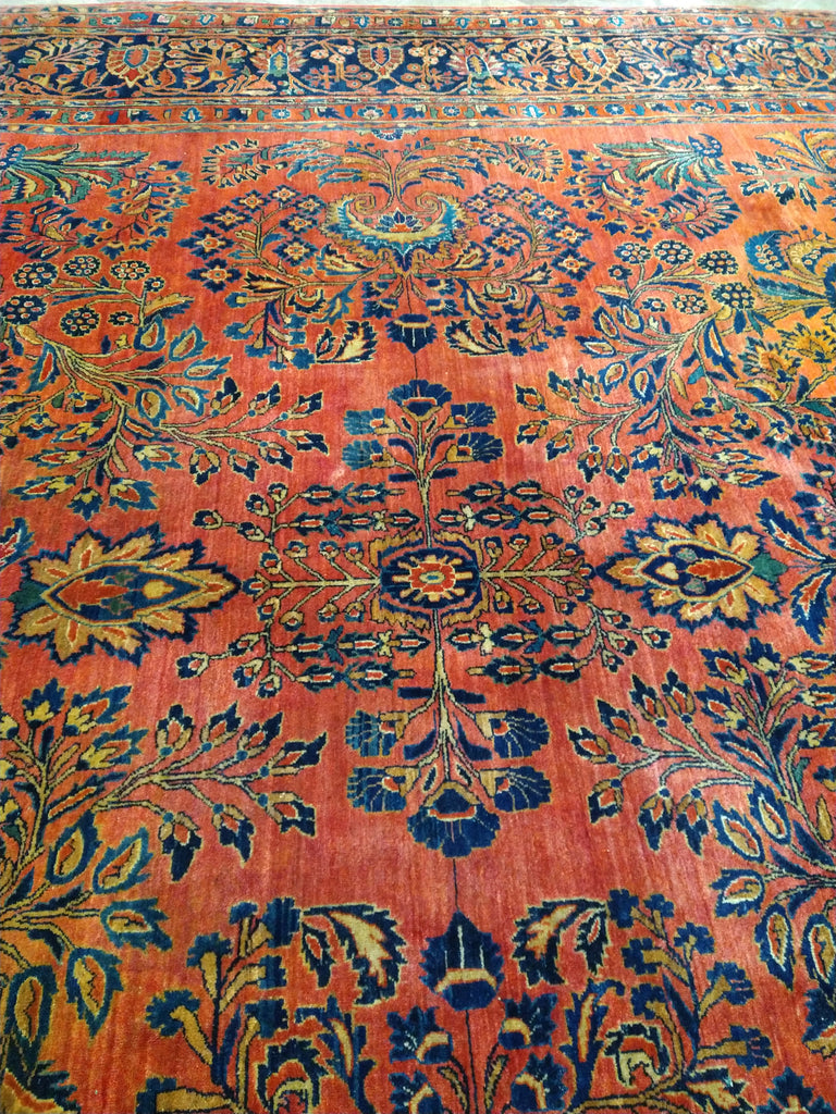 10.6 x 13.11 Sarouk RUG Coral #F-5630