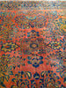 Load image into Gallery viewer, 10.6 x 13.11 Sarouk RUG Coral #F-5630