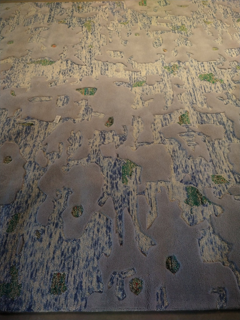 9' x 12' Contemporary Hand-tuftted Rug Raised Pile #F-5658