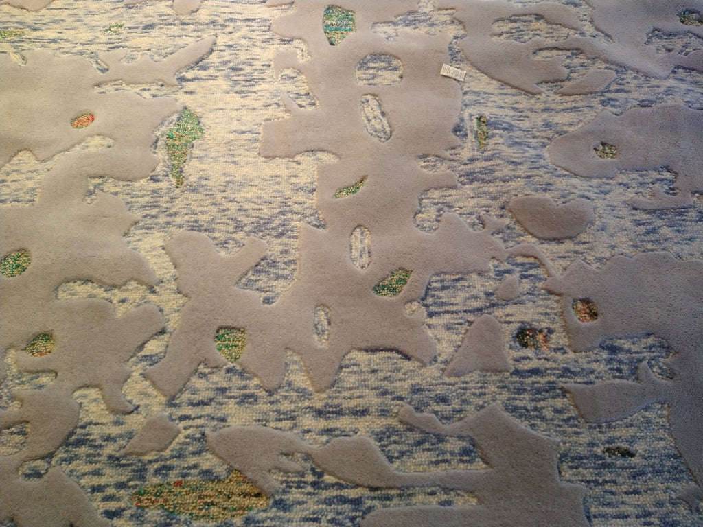 9' x 12' Contemporary Hand-tuftted Rug Raised Pile #F-5658