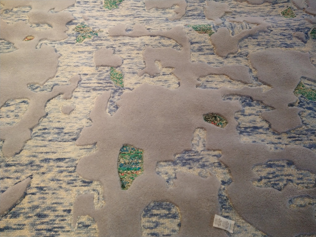 9' x 12' Contemporary Hand-tuftted Rug Raised Pile #F-5658