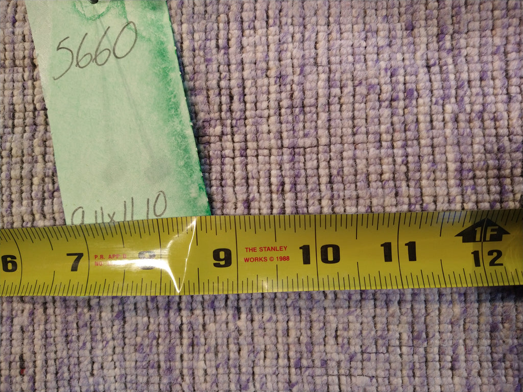 9.11 x 11.10 LAVANDER CONTEMPORARY Rug handmade India #F-5660