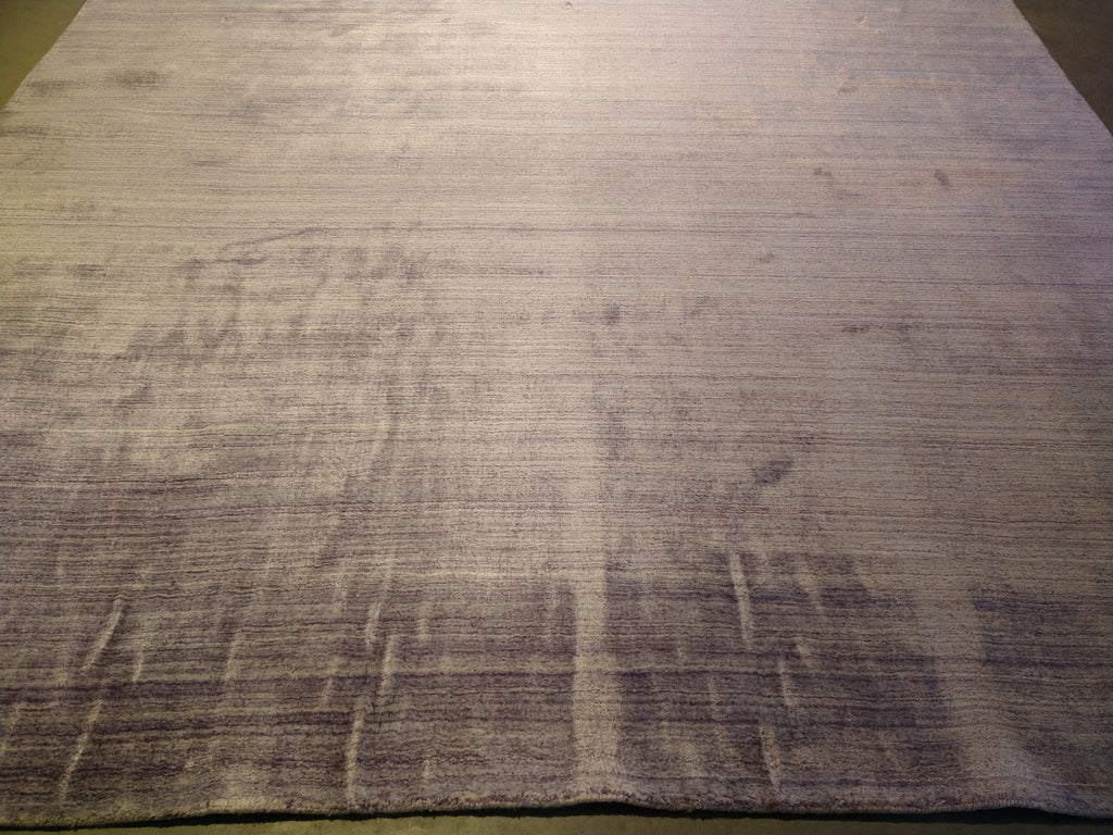 9.11 x 11.10 LAVANDER CONTEMPORARY Rug handmade India #F-5660