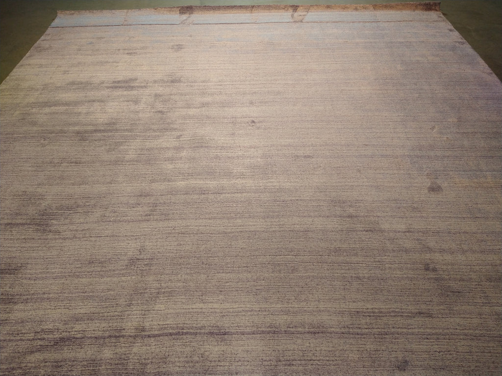 9.11 x 11.10 LAVANDER CONTEMPORARY Rug handmade India #F-5660