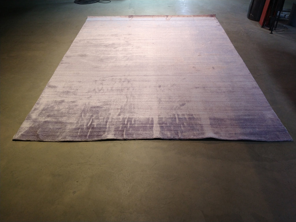 9.11 x 11.10 LAVANDER CONTEMPORARY Rug handmade India #F-5660