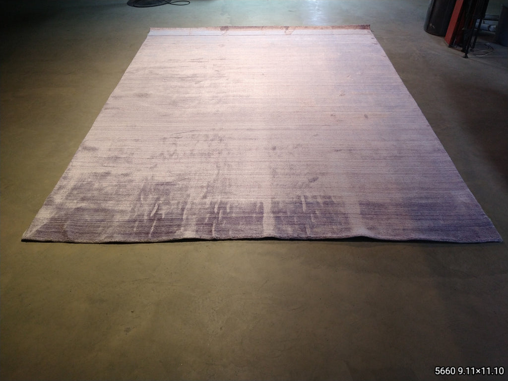 9.11 x 11.10 LAVANDER CONTEMPORARY Rug handmade India #F-5660