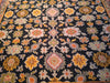 Load image into Gallery viewer, 7.10 x 10 BLACK CORAL HANDMADE WOOL RUG #F-5676