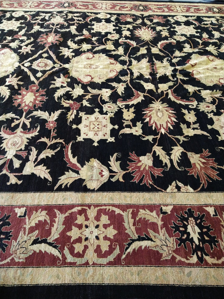 13.1 x 17.10 Peshawar Quality Wool Rug #PIX-378
