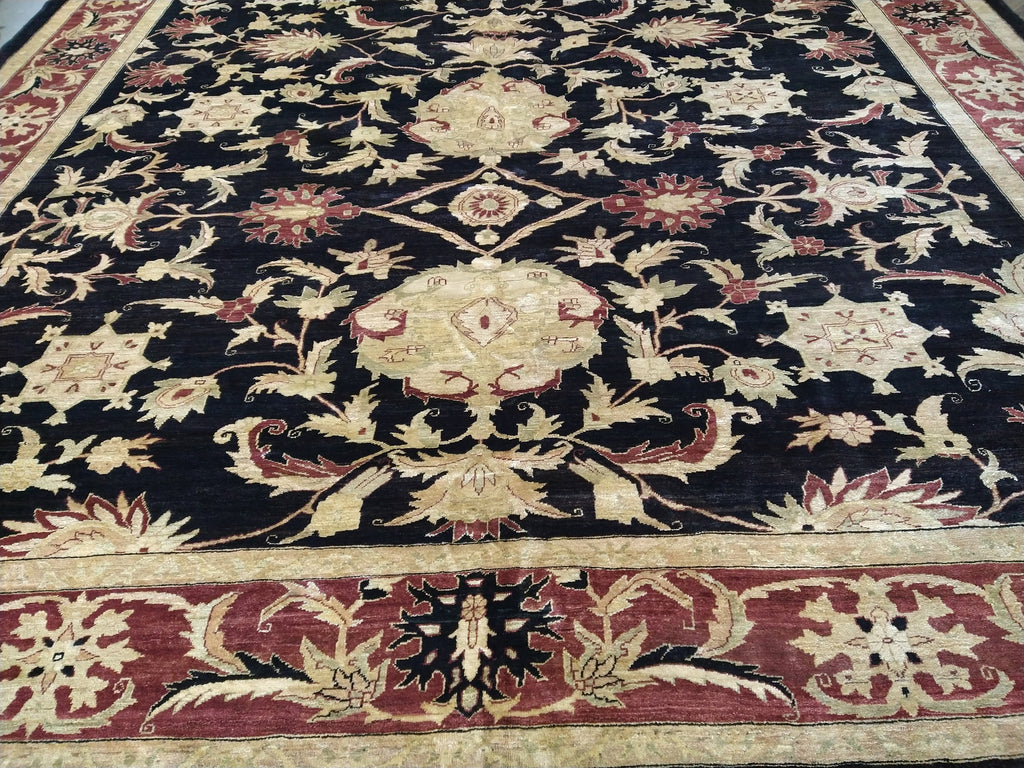 13.1 x 17.10 Peshawar Quality Wool Rug #PIX-378