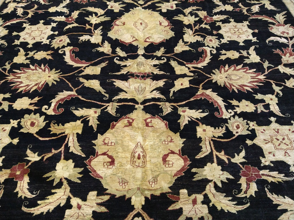 13.1 x 17.10 Peshawar Quality Wool Rug #PIX-378