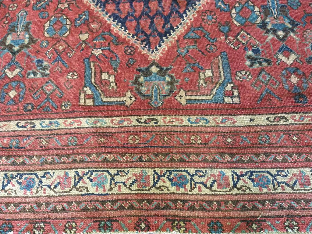 5 x 13 Antique Persian Gallery Wide Runner #F-5691