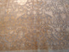 Load image into Gallery viewer, Luxurious-Wool-Silk-Two-Tone-Silver-Rug.jpg 