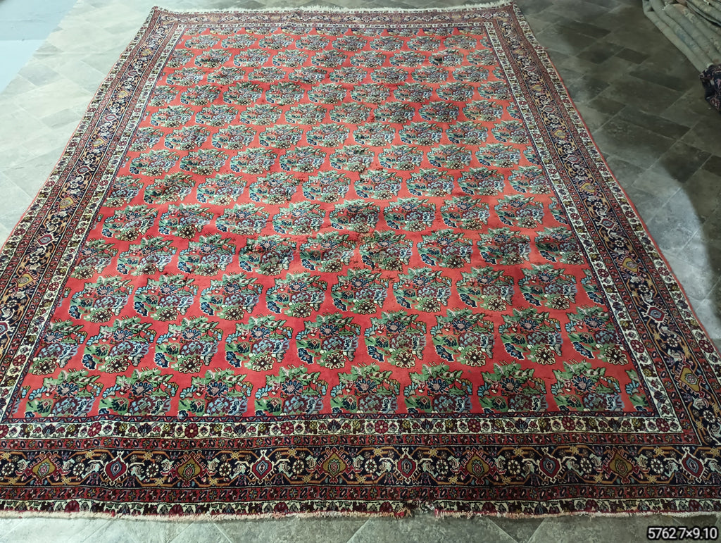 7 x 9.10 BIJAR RUG DAMAGED #F-5762