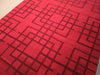 Load image into Gallery viewer, 5.2 x 8 RED CONTEMPORARY Handmade RUG #F-5780