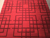 Load image into Gallery viewer, 5.2 x 8 RED CONTEMPORARY Handmade RUG #F-5780