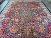 Load image into Gallery viewer, 9.5 x 13 Persian Kshamar Rug Pre ownedBlue, Multi #F-5802