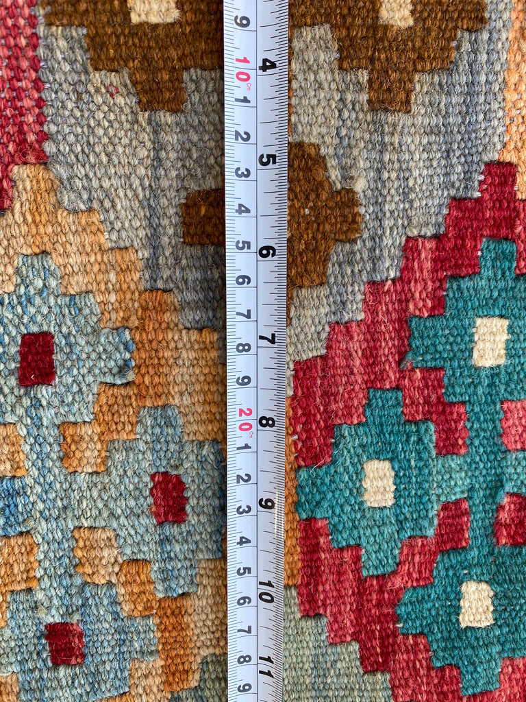 5 x 8 Multi-Color Light Brown Kilim Rug K-91