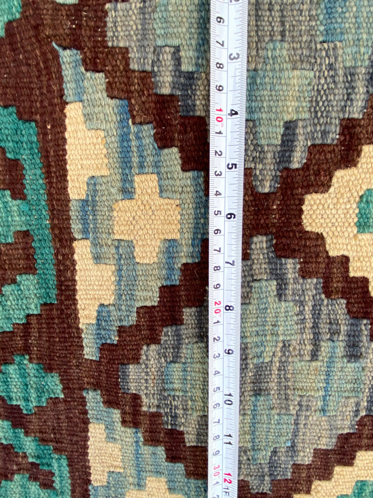 7 x 10 Multi-Color Red Kilim Rug K-115