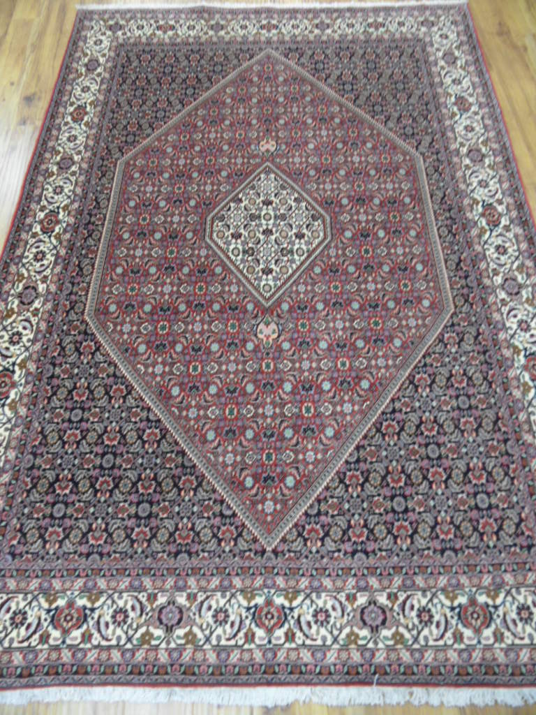 6.7 x 9.9 Red Persian Bijar Rug 364