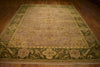 Load image into Gallery viewer, 9.1 x 12.7 Brown Khaki Green Handmade Rug #52928