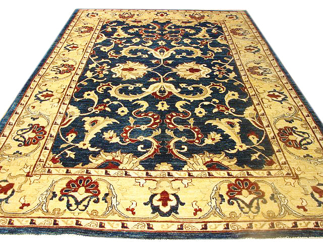5.11 x 9.3 Pine Green Chobi Peshawar Rug 11051
