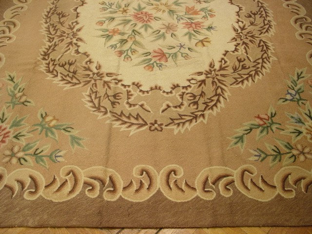 8.4 x 11.8 Flat-Weave Aubusson Rug #PIX-1191