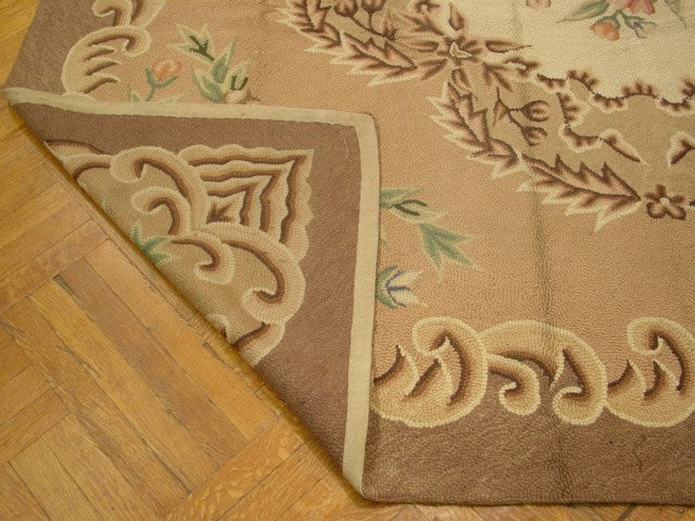 8.4 x 11.8 Flat-Weave Aubusson Rug #PIX-1191