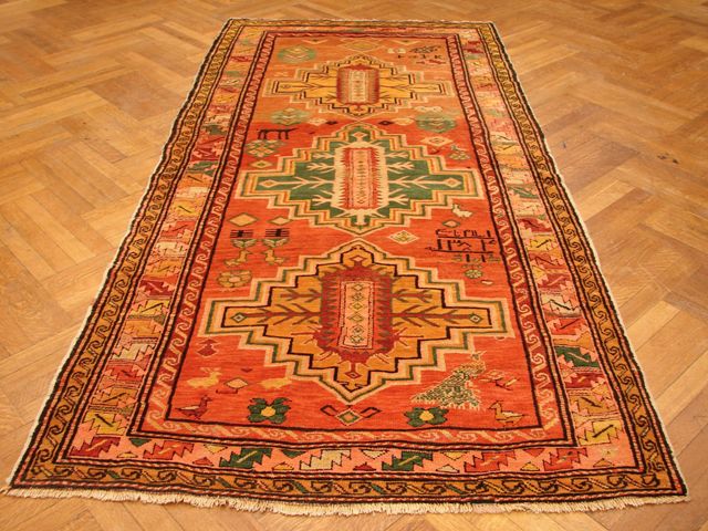 4' x 9' -Antique-Russian-Kazak-Rug.jpg