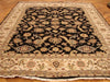 Load image into Gallery viewer, 7.9 x 9.5 Black Jaipour Rug 12657
