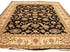 Load image into Gallery viewer, 7.9 x 9.5 Black Jaipour Rug 12657