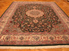 Load image into Gallery viewer, 9.4 x 12.11 Green Sino Chinese-Silk&amp;Wool Rug 12979