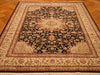 Load image into Gallery viewer, 8.6 x 11.6 Black Sino Wool &amp; Silk Rug 13158