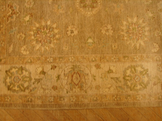5.5 x 5.11 Neutral Sage natural Quality Chobi Peshawar Rug #PIX-13478